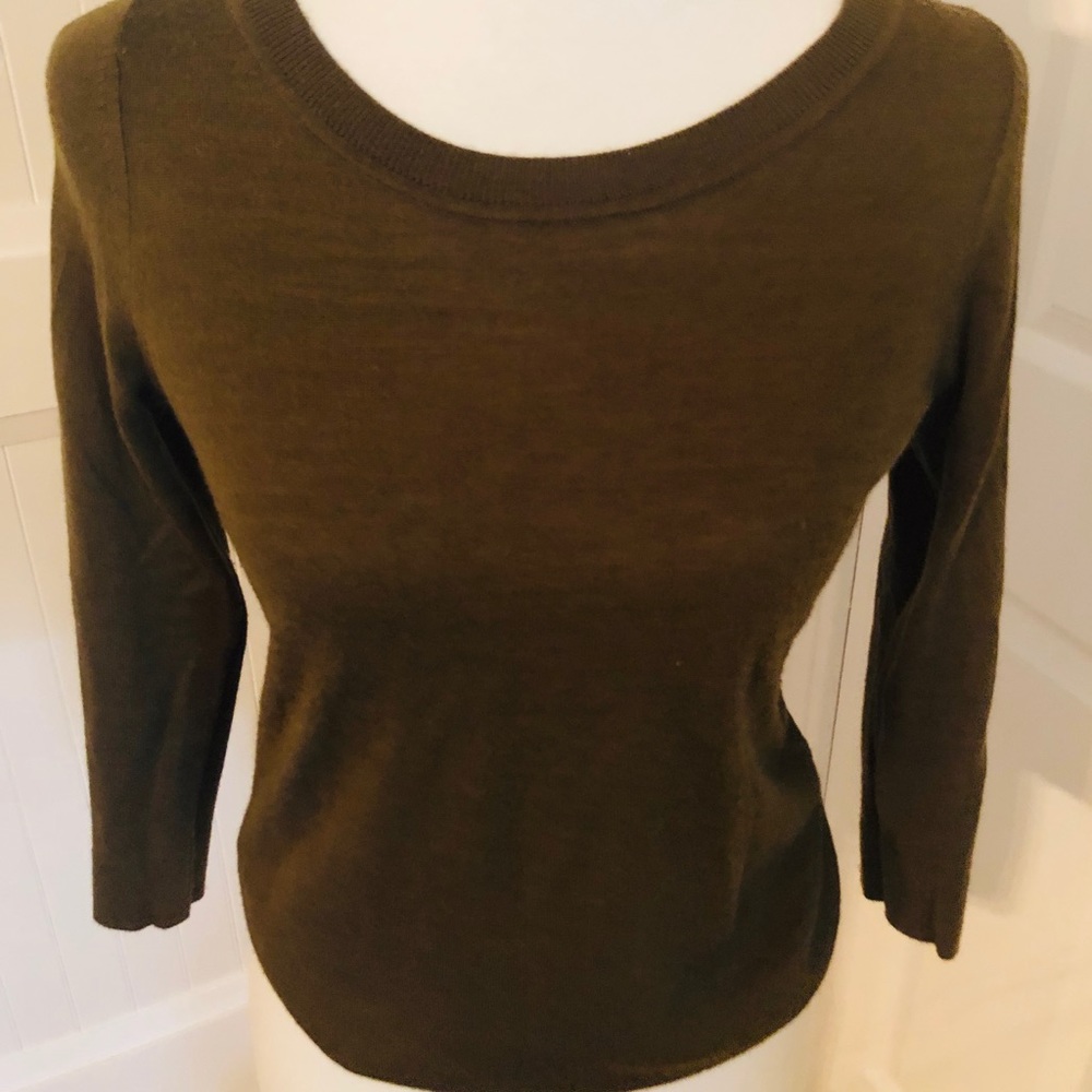Women’s XS brownish/green wool Loft shirt/Sweater.